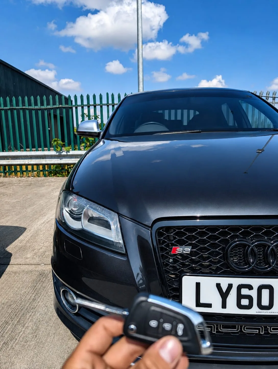 Audi S3 2010 with new spare key programmed in Daventry, Northamptonshire