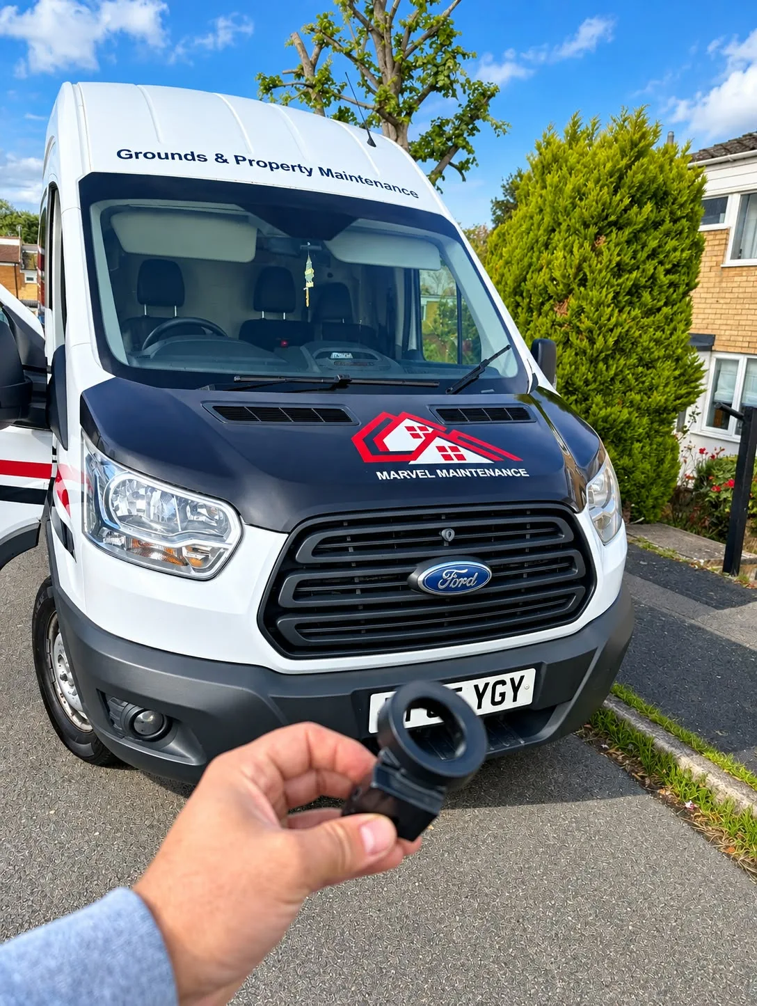Faulty ignition transponder ring removed from a Ford Transit 2016 in Daventry — immobiliser fault resolved, van back in service