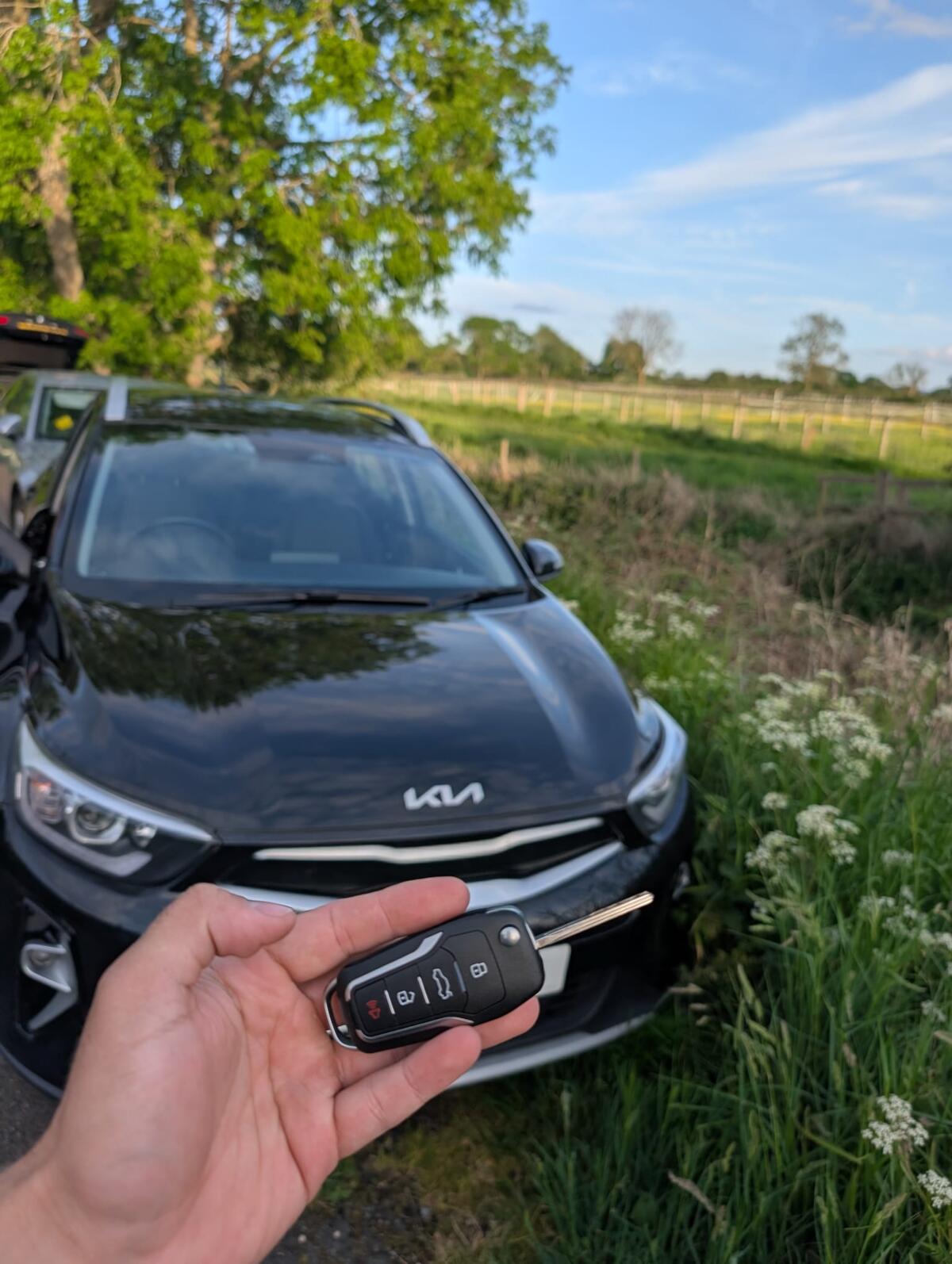 New car key programmed and ready for customer