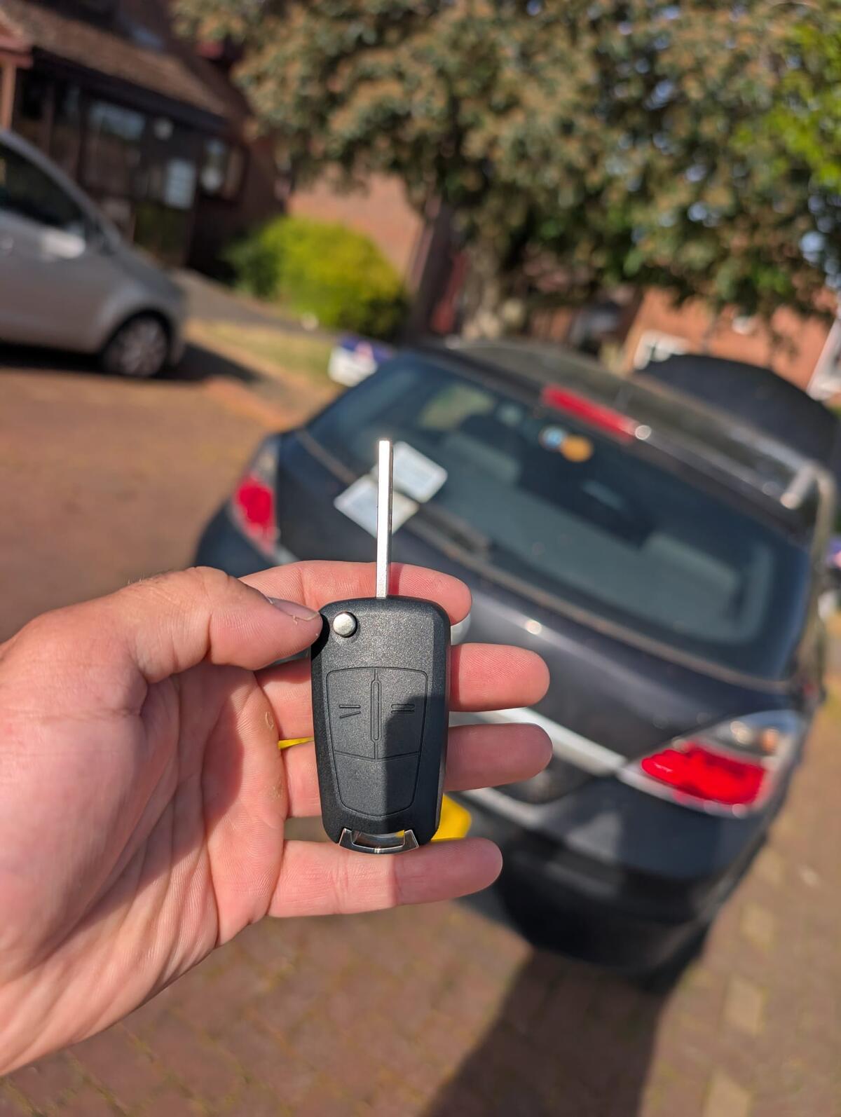 Mobile locksmith attending a callout job