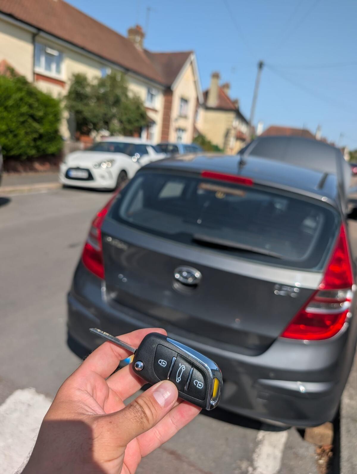 Key fob replacement job in progress