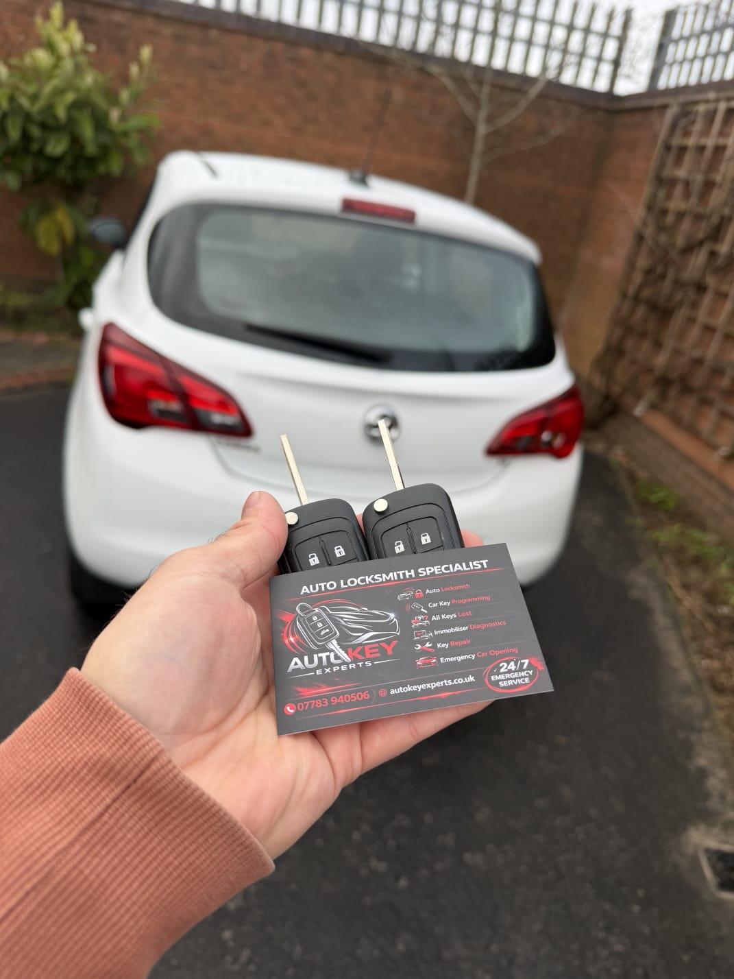 Mobile key replacement completed at the roadside